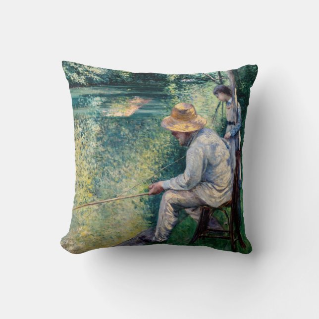 Gustave Caillebotte - Angling Cushion (Front)