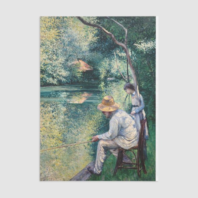 Gustave Caillebotte - Angling Tissue Paper (Creator Uploaded)