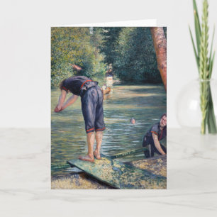 Gustave Caillebotte - Bathers, Bank of the Yerres Card