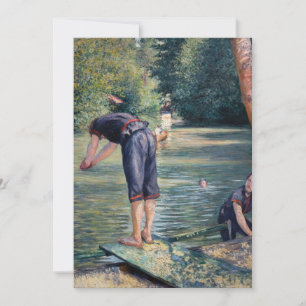 Gustave Caillebotte - Bathers, Bank of the Yerres Invitation