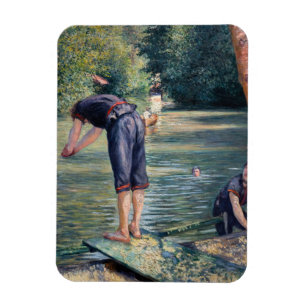 Gustave Caillebotte - Bathers, Bank of the Yerres Magnet