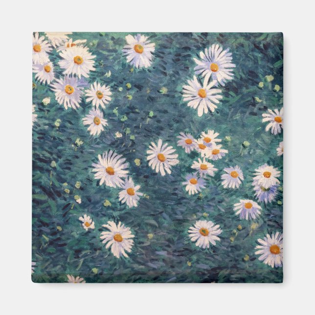 Gustave Caillebotte - Bed of Daisies, Detail Magnet (Front)