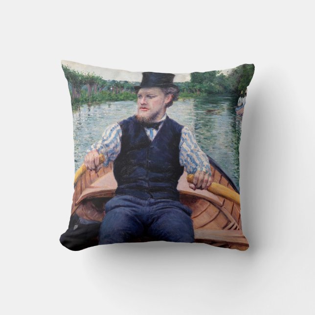 Gustave Caillebotte - Boating Party Cushion (Front)