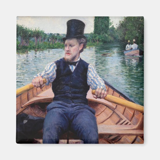 Gustave Caillebotte - Boating Party Magnet (Front)