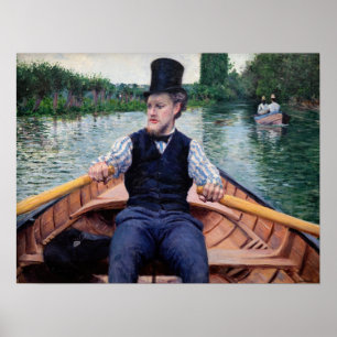 Gustave Caillebotte - Boating Party Poster