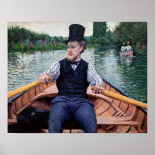 Gustave Caillebotte - Boating Party Poster