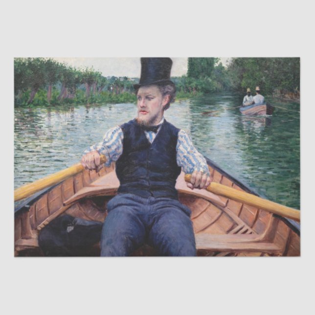 Gustave Caillebotte - Boating Party Tissue Paper (Front)