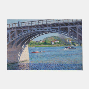 Gustave Caillebotte - Bridge at Argenteuil & Seine Doormat
