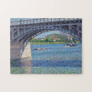 Gustave Caillebotte - Bridge at Argenteuil & Seine Jigsaw Puzzle