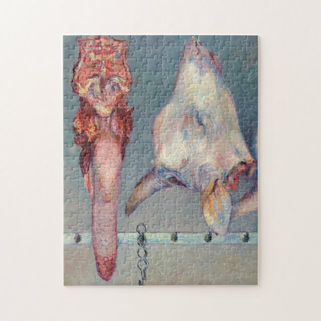 Gustave Caillebotte - Calf's Head and Ox Tongue Jigsaw Puzzle (Vertical)