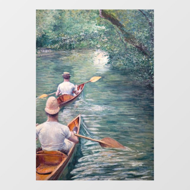 Gustave Caillebotte - Canoes on the Yerres (Sheet)