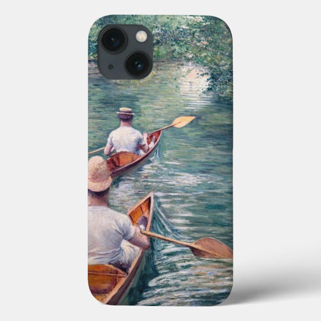 Gustave Caillebotte - Canoes on the Yerres Case-Mate iPhone Case (Back)