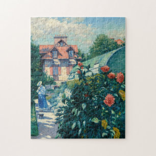 Gustave Caillebotte - Dahlias, Garden Jigsaw Puzzle