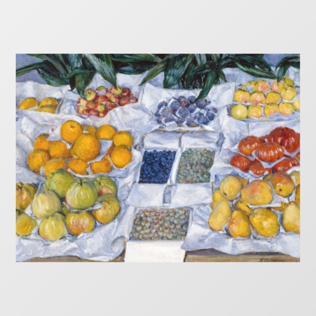 Gustave Caillebotte - Fruit Displayed on a Stand (Sheet)