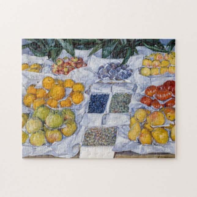 Gustave Caillebotte - Fruit Displayed on a Stand Jigsaw Puzzle (Horizontal)