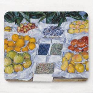Gustave Caillebotte - Fruit Displayed on a Stand Mouse Pad