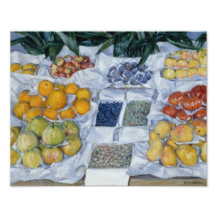 Gustave Caillebotte - Fruit Displayed on a Stand Photo Print