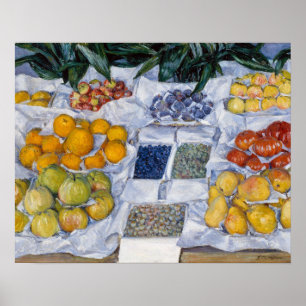 Gustave Caillebotte - Fruit Displayed on a Stand Poster