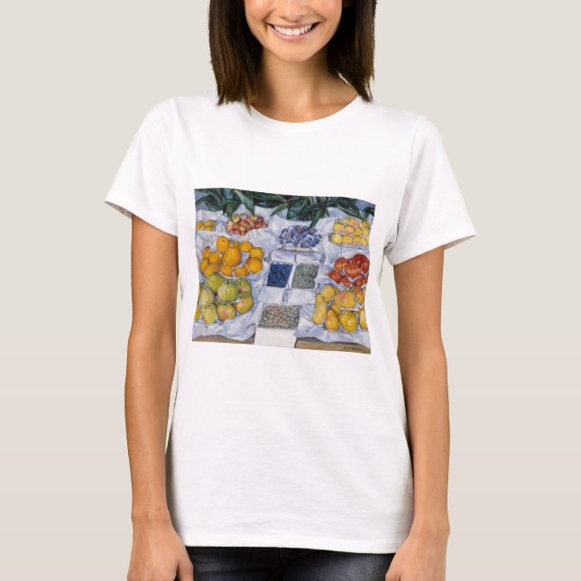 Gustave Caillebotte - Fruit Displayed on a Stand T-Shirt (Front)
