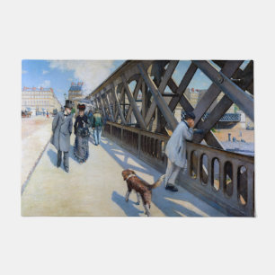 Gustave Caillebotte - Le Pont de l'Europe Doormat
