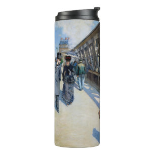 Gustave Caillebotte - Le Pont de l'Europe Thermal Tumbler