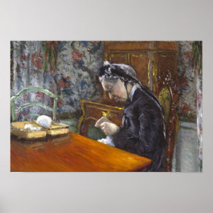 Gustave Caillebotte - Mademoiselle Boissiere Poster