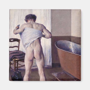 Gustave Caillebotte - Man at his Bath Magnet