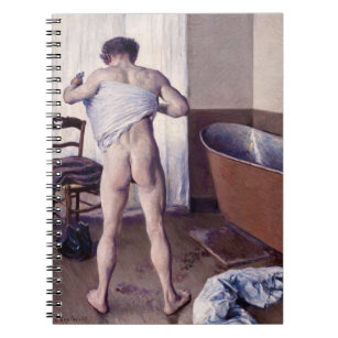 Gustave Caillebotte - Man at his Bath Notebook