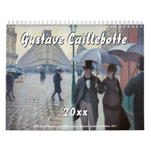 Gustave Caillebotte Masterpieces Selection Calendar