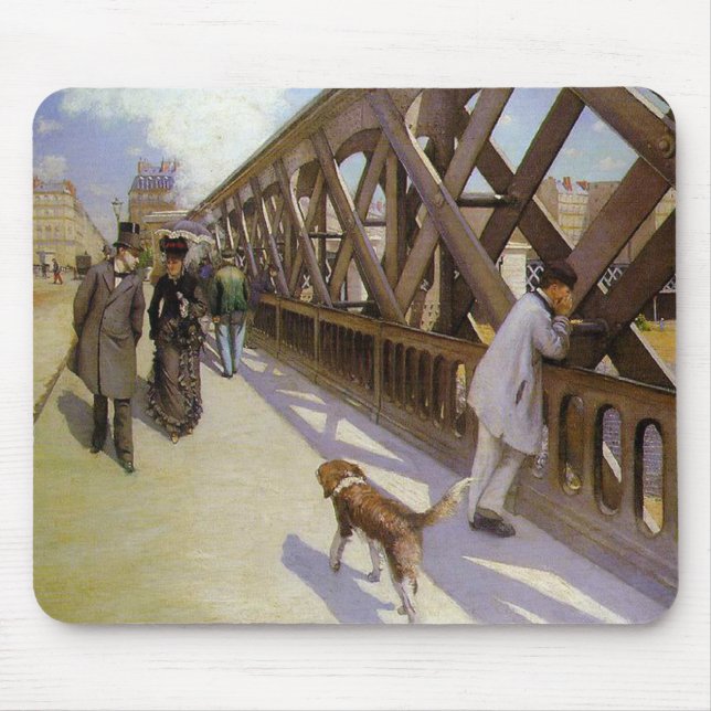 Gustave Caillebotte Mouse Pad (Front)