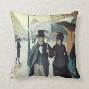 Gustave Caillebotte PARIS STREET, RAINY DAY 1877 Cushion