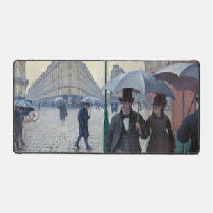 Gustave Caillebotte - Paris Street; Rainy Day Desk Mat