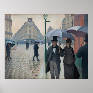 Gustave Caillebotte - Paris Street; Rainy Day  Poster