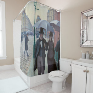 Gustave Caillebotte - Paris Street; Rainy Day Shower Curtain