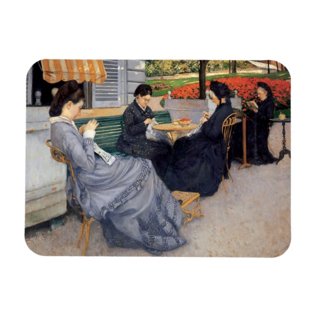 Gustave Caillebotte - Portraits in the Countryside Magnet (Horizontal)