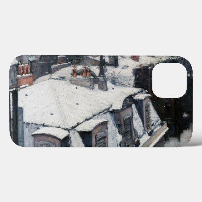 Gustave Caillebotte - Rooftops in the Snow Case-Mate iPhone Case (Back (Horizontal))