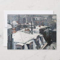 Gustave Caillebotte - Rooftops in the Snow