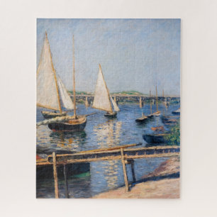 Gustave Caillebotte - Sailing Boats at Argenteuil Jigsaw Puzzle