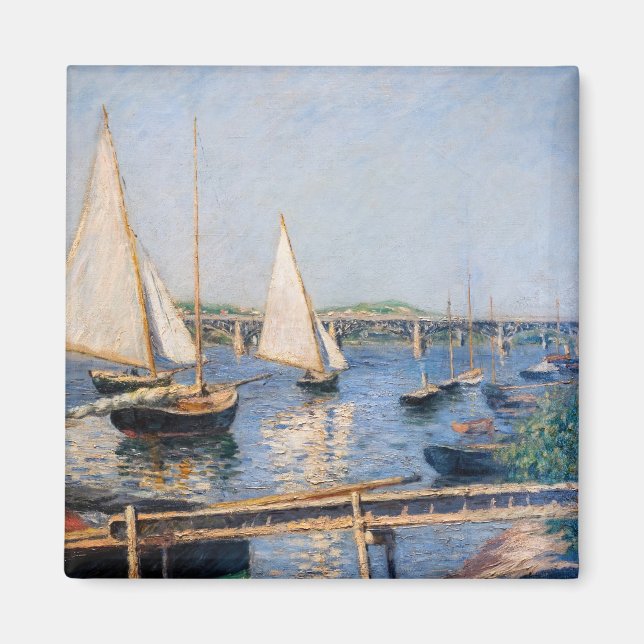 Gustave Caillebotte - Sailing Boats at Argenteuil Magnet (Front)