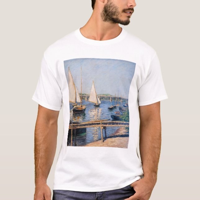 Gustave Caillebotte - Sailing Boats at Argenteuil T-Shirt (Front)