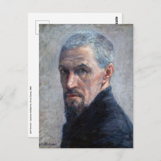 Gustave Caillebotte - Self Portrait Postcard (Front/Back)