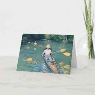 Gustave Caillebotte - Skiffs on the Yerres Card