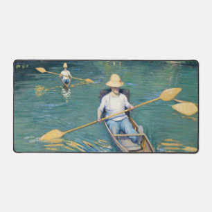 Gustave Caillebotte - Skiffs on the Yerres Desk Mat