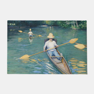 Gustave Caillebotte - Skiffs on the Yerres Doormat