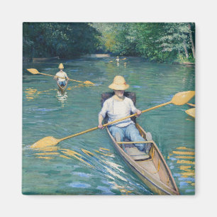 Gustave Caillebotte - Skiffs on the Yerres Magnet