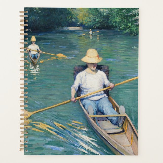 Gustave Caillebotte - Skiffs on the Yerres Planner (Front)