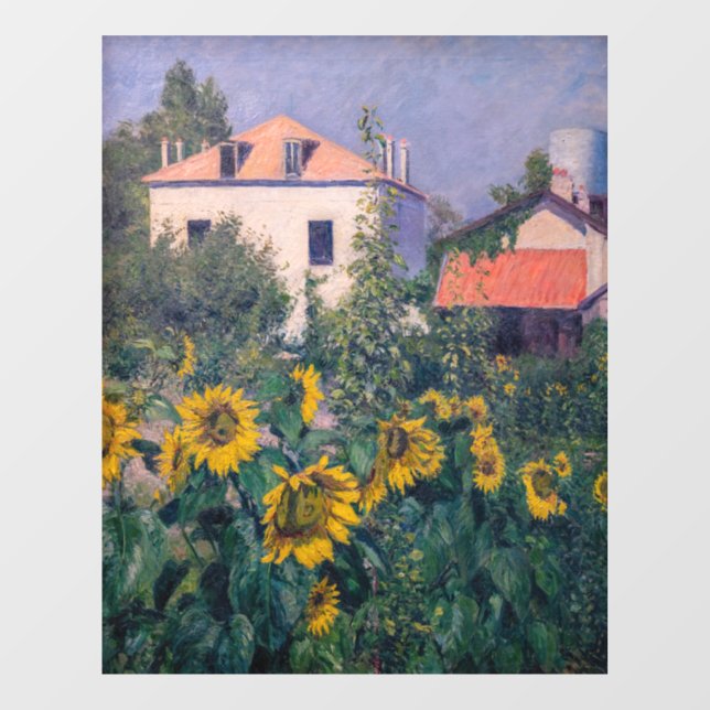 Gustave Caillebotte - Sunflowers, Garden (Sheet)
