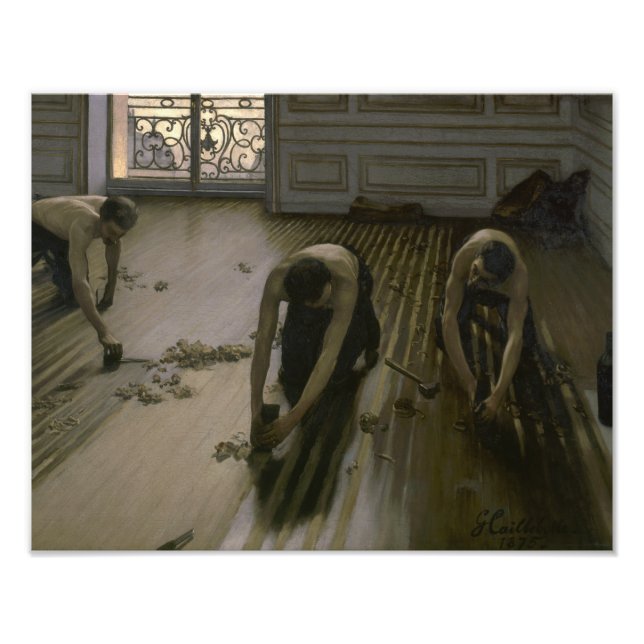 Gustave Caillebotte - The Floor Planers Photo Print (Front)