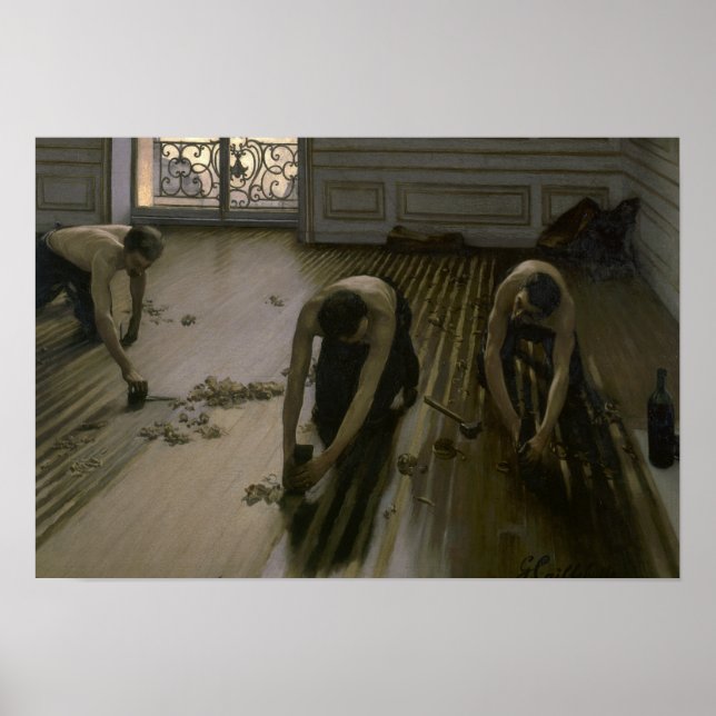 Gustave Caillebotte - The Floor Planers Poster (Front)