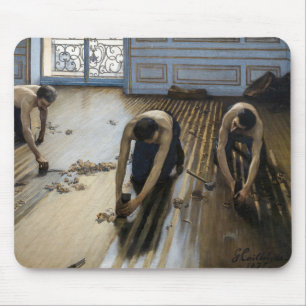 Gustave Caillebotte - The Floor Scrapers Mouse Pad